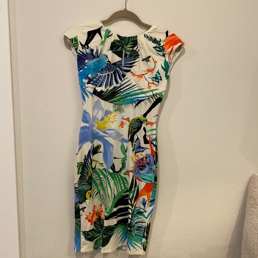 Roberto Cavalli
Alize-Print Keyhole Sheath Dress